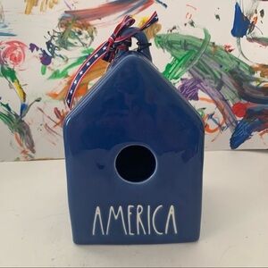 Rae Dunn Blue “America” by Magenta Birdhouse